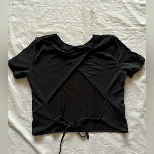 MOVING SALE: tie back tee